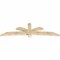 Ekena Millwork Davenport Rough Sawn Timber Gable Bracket, Douglas Fir, 108"W x 31 1/2"H x 4"D x 6"F, 7/12 Pitch GBW108X31X0406DAV00RDF - alternate 3